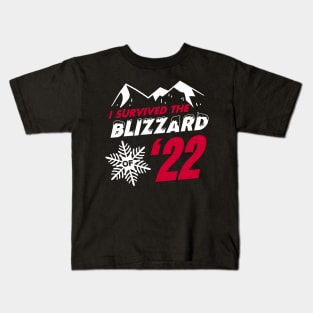 I survived the Blizzard of 2022 Kids T-Shirt
